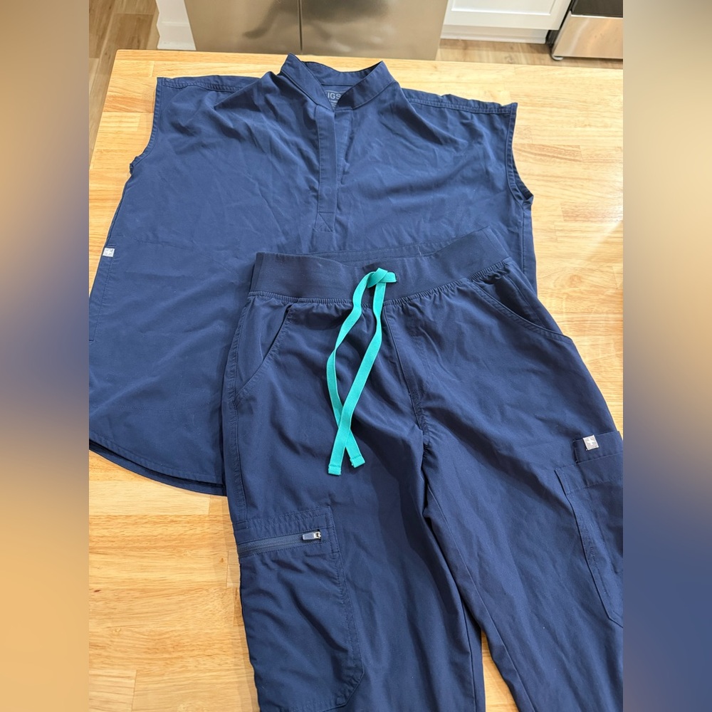 Figs Navy Scrubs-Small